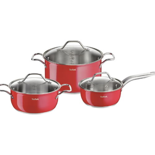 TEFAL INTUITION COLORS BATTERIE 6PCS ROUGE