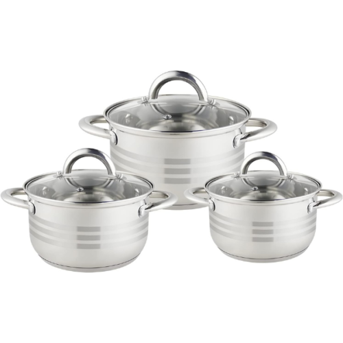 DANNY HOME SET DE 3 FAITOUTS INOX 18/20/22CM DH10-6