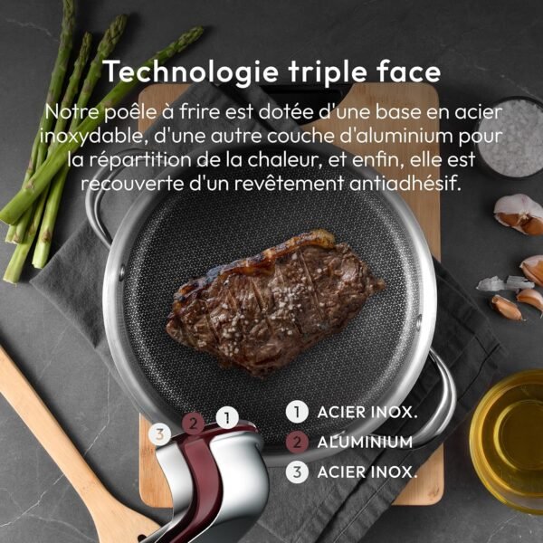 MASTER PRO HI-TECH3 FAITOUT INOX 28CM – Image 3