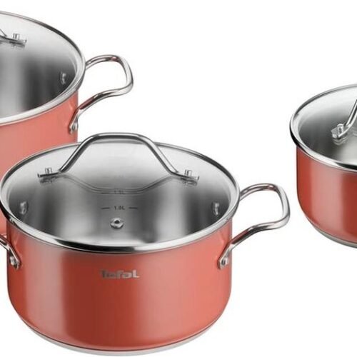 TEFAL SENSATION BATTERIE 3PCS ROUGE