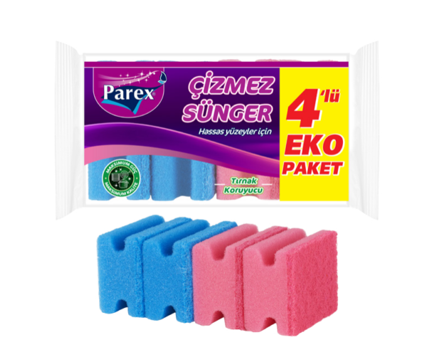 PAREX EPONGE NON-SCRATCH ANGLE DE PROTECTION 4PCS