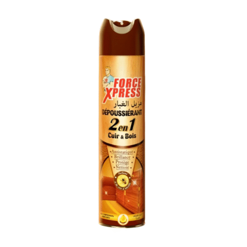 FORCE XPRESS DEPOUSSIERANT 2EN1 300ML CUIR ET BOIS