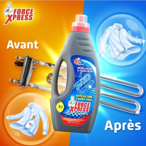 FORCE XPRESS GEL ANTI CALCAIR 1L POUR MACHINE A LAVER