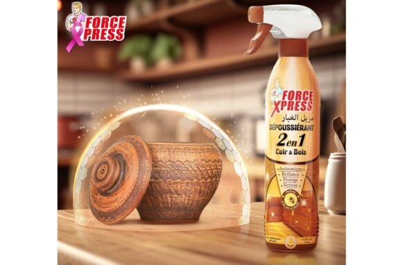 FORCE XPRESS DEPOUSSIERANT 430ML 2EN1 CUIR ET BOIS