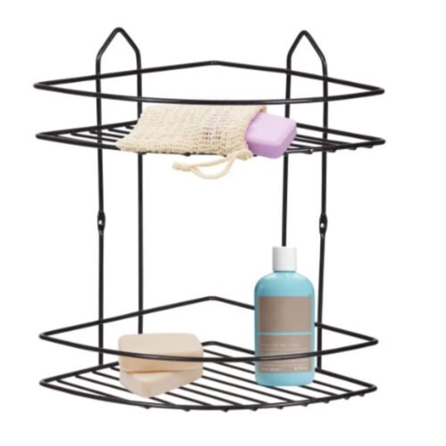 PERILLA ETAGERE DE COIN A 2 NIVEAUX 71306 NOIR
