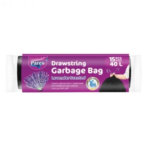 PAREX SAC DE POUBELLE 40L LAVANDE 150