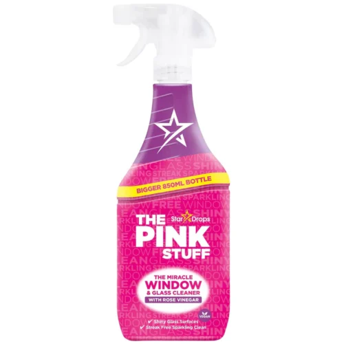 THE PINK STUFF NETTOYANT VITRE 850ML VINAIGRE