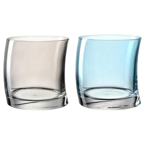 LEONARDO SWING VERRE 35CL COLORE X2 CIEL/FUME