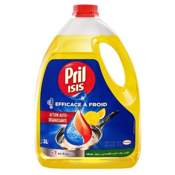 ISIS PRIL LIQUIDE VAISSELLE 3L CITRON