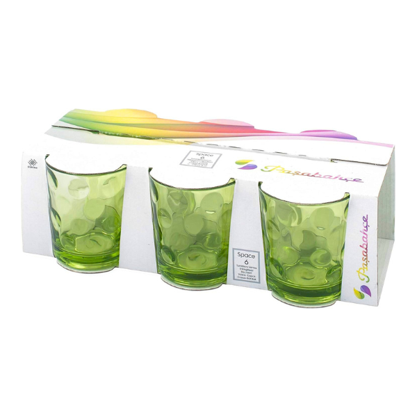 PASABAHCE SPACE VERRE 24CL X6 VERT – Image 2