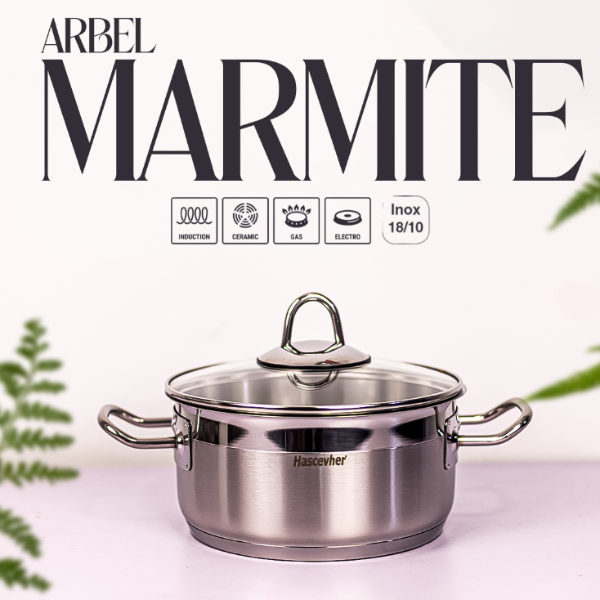 HASCEVHER ARBEL FAITOUT EN INOX 18X10CM/2.5L – Image 2