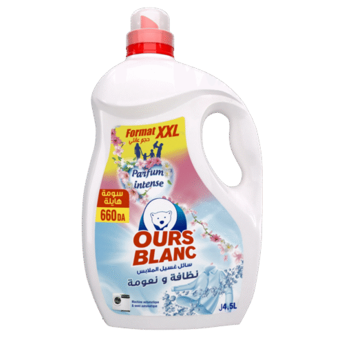 OURS BLANC LESSIVE LIQUIDE 4.5L FRAICHEUR INTENSE