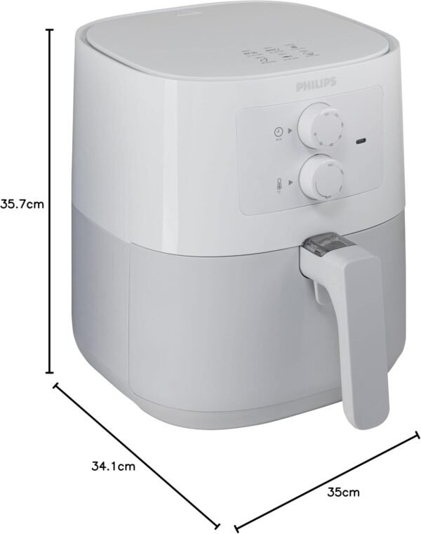 PHILIPS ESSENTIAL AIR FRYER 4.1L 0.8KG HD9200/10 BLANC – Image 3