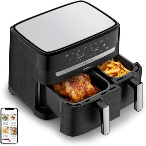 MOULINEX AIR FRYER DOUBLE COMPARTIMENT 8.3L