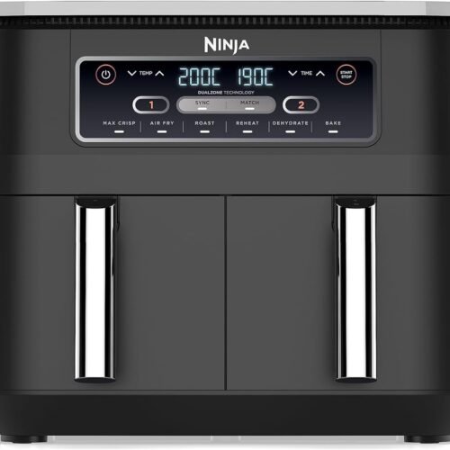 NINJA AIR FRYER DOUBLE COMPARTIMENTS 7.6L
