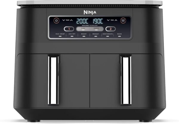 NINJA AIR FRYER DOUBLE COMPARTIMENTS 7.6L