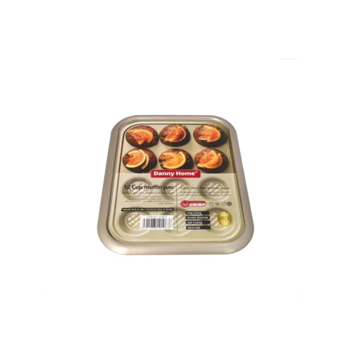 DANNY HOME BRONZE MOULE A MUFFIN X12 38X29.5X3.5CM DHB78