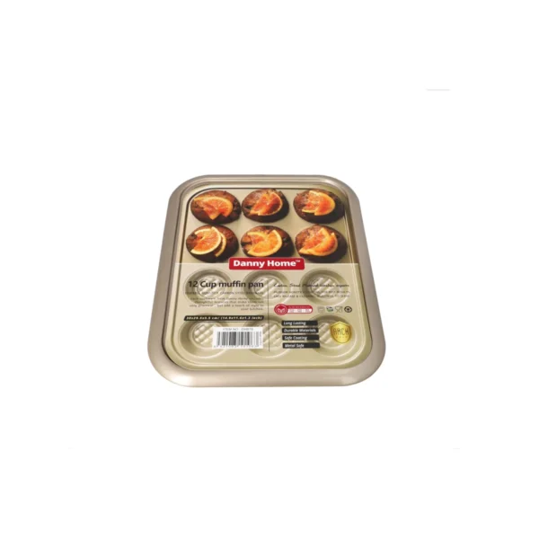 DANNY HOME BRONZE MOULE A MUFFIN X12 38X29.5X3.5CM DHB78