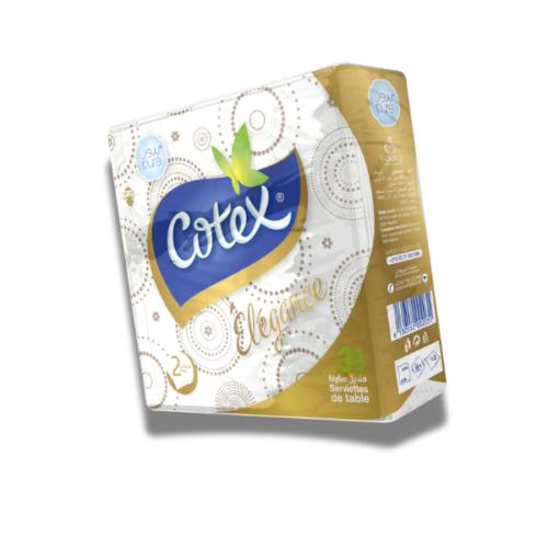 COTEX ELEGANCE SERVIETTES DE TABLES X30