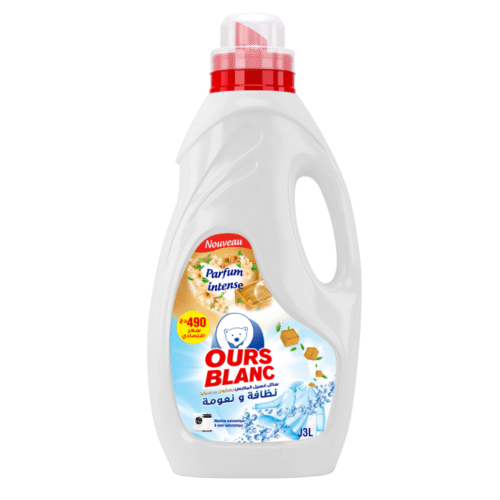 OURS BLANC LESSIVE LIQUIDE 3L SAVON MARSEILLE