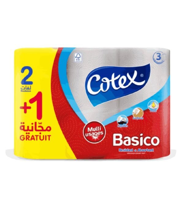 COTEX PAPIER BOITE CLASSIC PROMO 2+1 GRATUITE