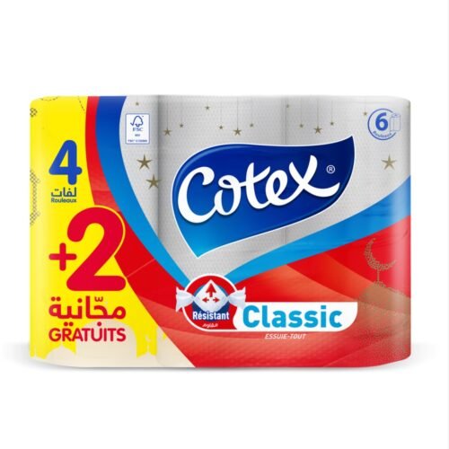 COTEX CLASSIC ESSUI TOUT 4+2