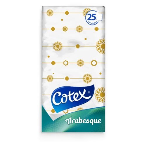 COTEX ARABESQUE SERVIETTE DE TABLE PLIER X35