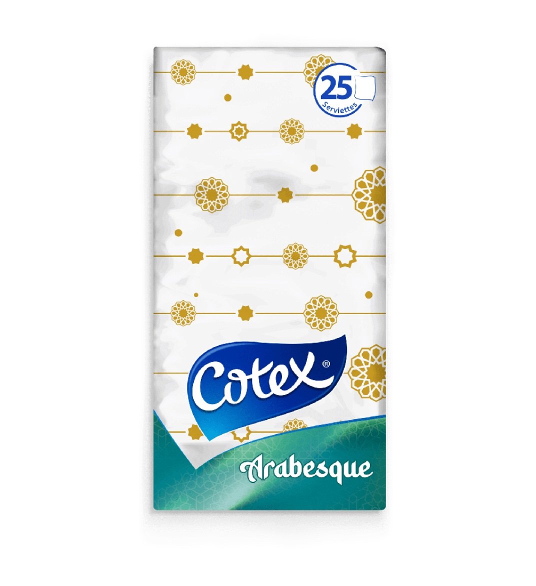 COTEX ARABESQUE SERVIETTE DE TABLE PLIER X35