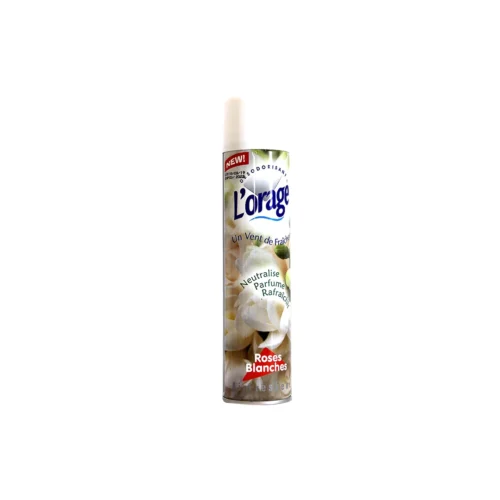 LORAGE DESODORISANT 300ML ROSES BLANCHES