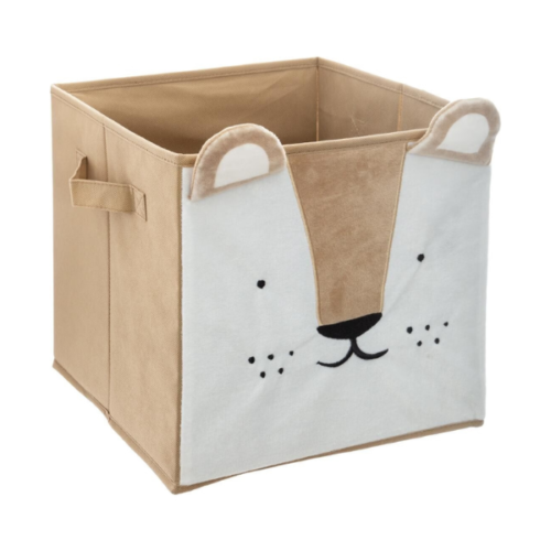 ABSOLU CHIC PANIER DE RANGEMENT 30X30X30CM LOUP BEIGE