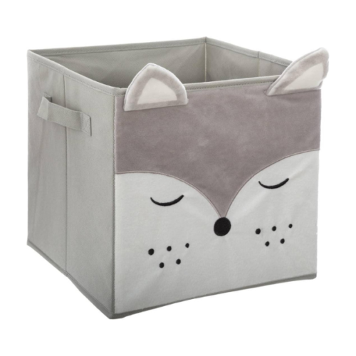 ABSOLU CHIC PANIER DE RANGEMENT 30X30X30CM RENARD GRIS