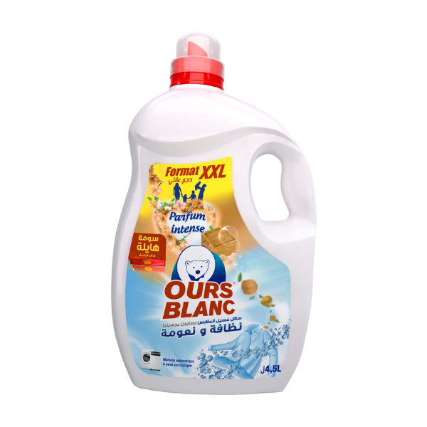 OURS BLANC LESSIVE LIQUIDE 4.5L SAVON MARSEILLE
