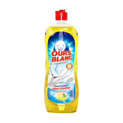 OURS BLANC LIQUIDE VAISSELLE 970ML CITRON