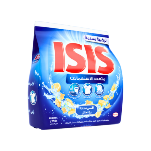 ISIS POUDRE SACHET 750GR MULTI-USAGE CITRON