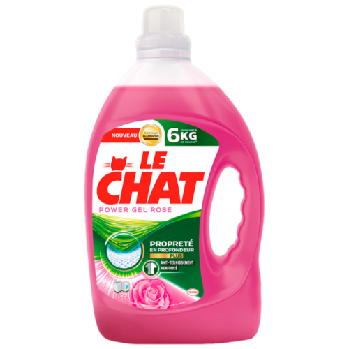 LE CHAT LESSIVE 2.5L POWER GEL ROSE