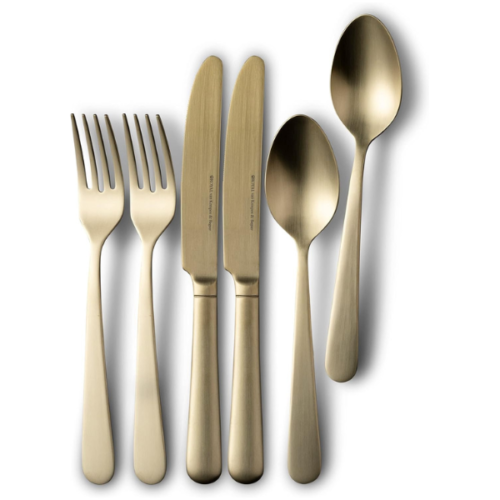 ROYAL VAN KEMPEN COUVERTS DORE 6PCS