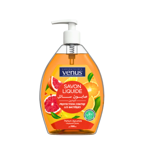 VENUS SAVON LIQUIDE 390ML AGRUMES