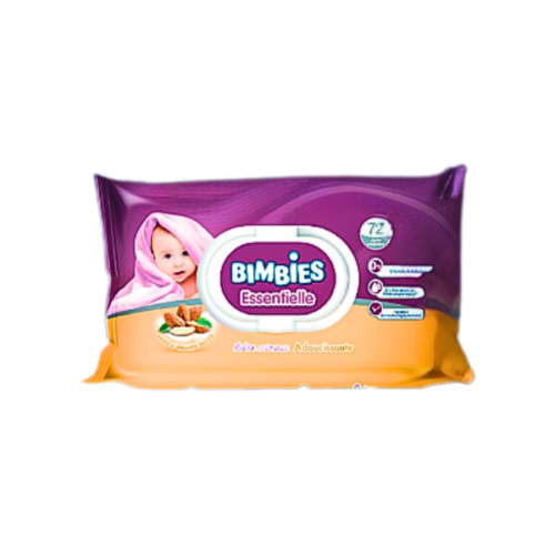 BIMBIES LINGETTES 72 PCS HUILE DAMANDE DOUCE