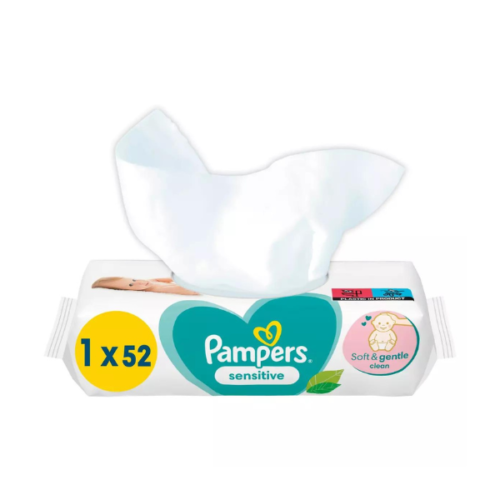 PAMPERS LINGETTES BEBE X52 SENSITIVE