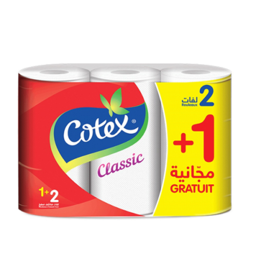COTEX ESSUIE-TOUT CLASSIC 2+1 GRATUIT