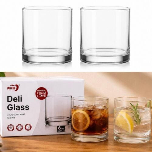 DELI GLASS VERRE BAS 26CL X6 ES7039
