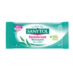 SANYTOL 72 LINGETTES MULTI-USAGES DESINFECTANT EUCALYPTUS