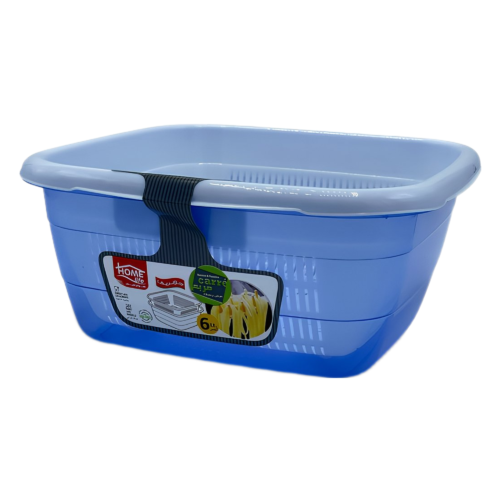 HOME LIFE BASSINE & PASSOIRE CARRE 6L