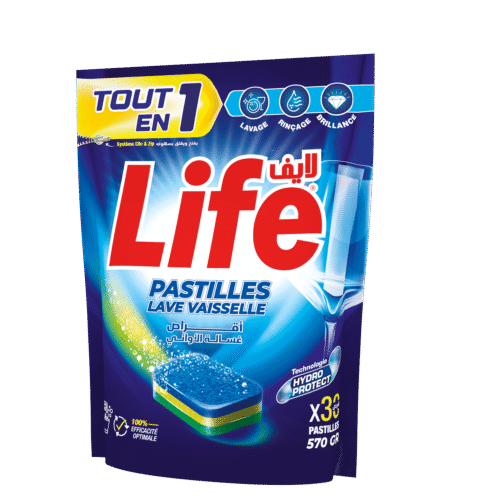 LIFE PASTILLE LAVE VAISSELLE TOUT EN 1 X30