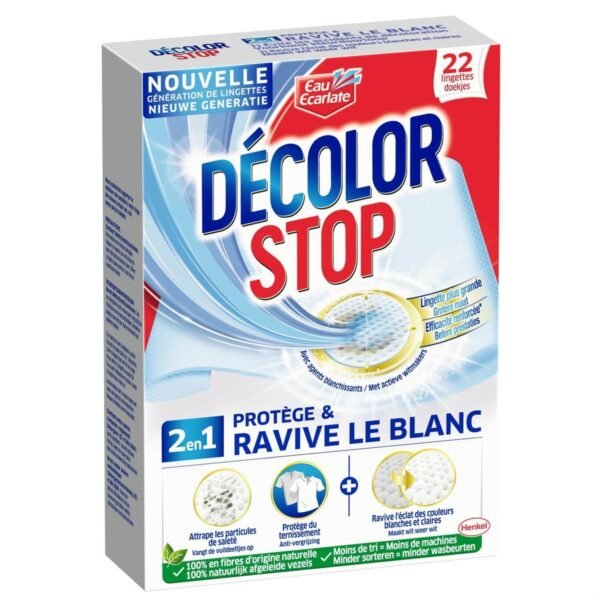 EAU ECARLATE DECOLOR STOP WHITE 2EN1 22PCS