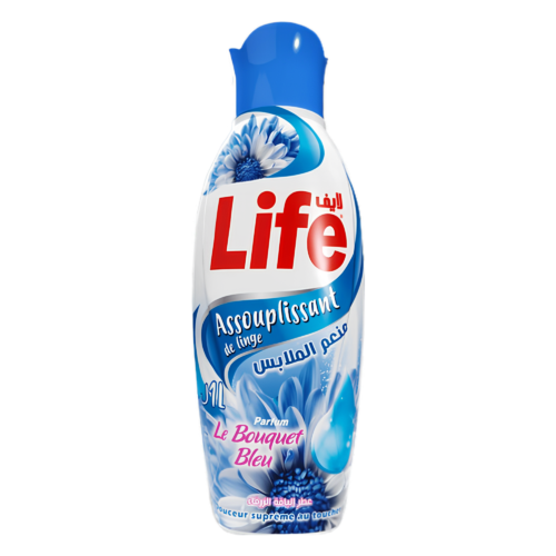 LIFE ADOUCISSANT 1L BOUQUET BLEU