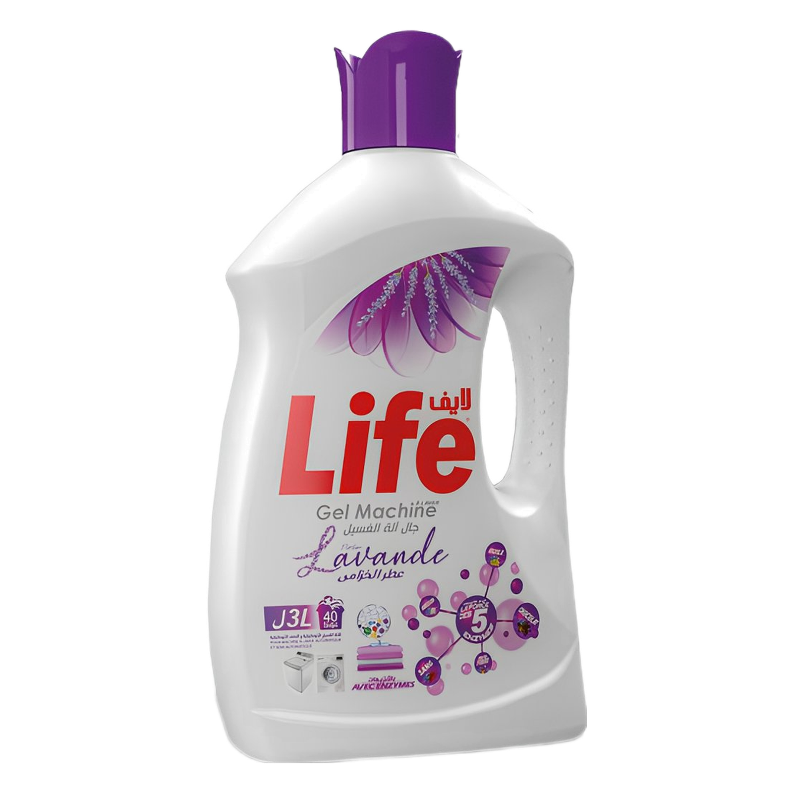 LIFE LESSIVE LIQUIDE 3L LAVANDE