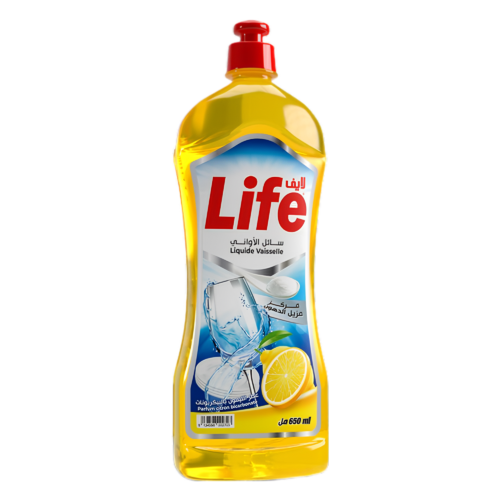 LIFE LIQUIDE VAISSELLE 650ML CITRON