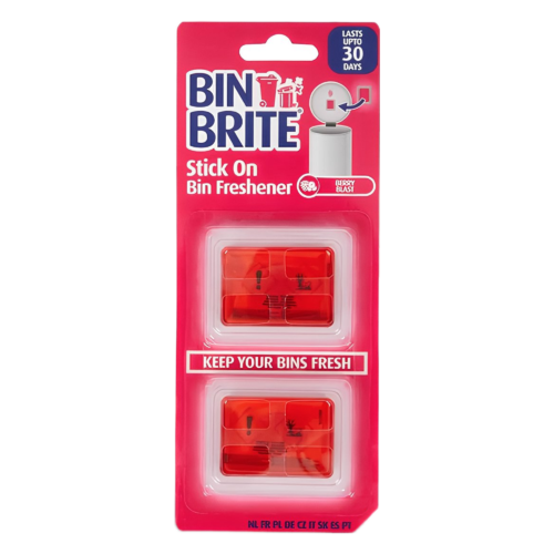 BIN BRITE DESODORISANT POUBELLE 2X5GR CHERRY