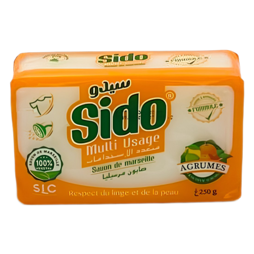 SIDO SAVON DE MARSEILLE 250GR AGRUMES